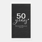 結婚50周年 ブラック&ホワイト (正面)