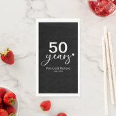 結婚50周年 ブラック&ホワイト (インサイチュ)