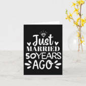 結婚50周年 面白い カード (黄色い花)