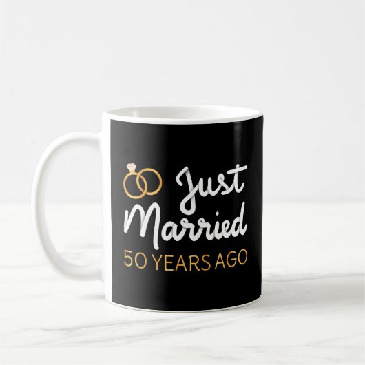 結婚50年目 IV コーヒーマグカップ (左)