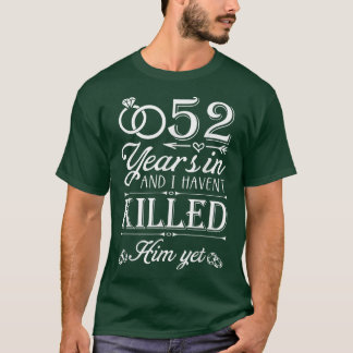 結婚52年妻52おもしろい周年C Tシャツ