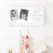 結婚60周年お子様の写真ウェルカムボード 横断幕 (インサイチュ)