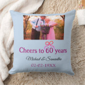 結婚60周年お祝いゴールデンボウ クッション (ブランケット)