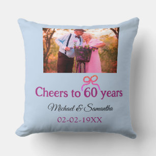 結婚60周年お祝いゴールデンボウ クッション