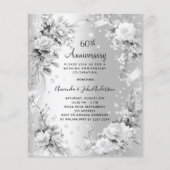 結婚60周年ダイヤモンドシルバー招待状 (正面)