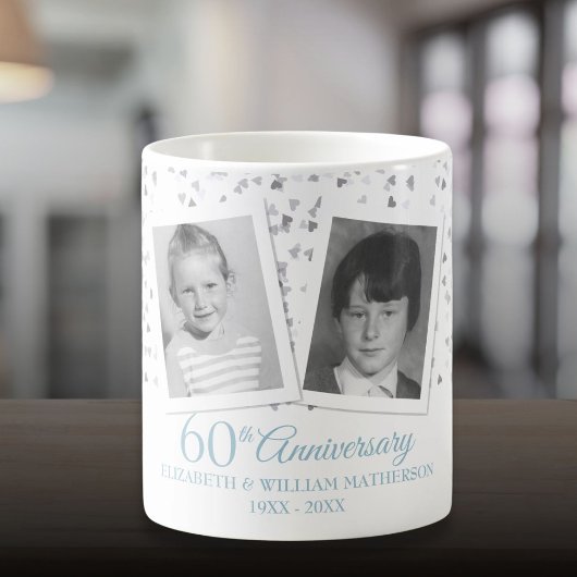 結婚60周年記念の子供の写真を楽しもう コーヒーマグカップ