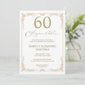 結婚60周年記念招待状 招待状 (スタンド正面)