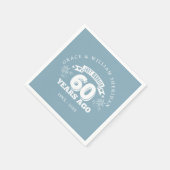 結婚60周年記念 スタンダードカクテルナプキン (角)