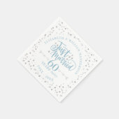 結婚60周年記念 スタンダードカクテルナプキン (角)