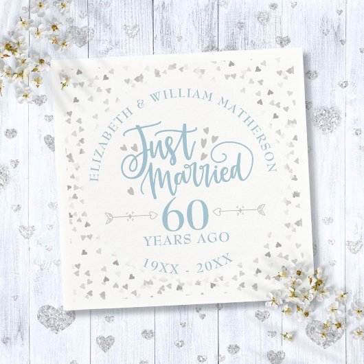 結婚60周年記念 スタンダードカクテルナプキン