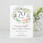 結婚70周年記念バラの花輪 セーブザデート (スタンド正面)