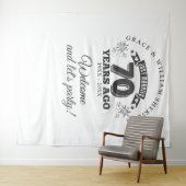 結婚70周年記念写真用背景 タペストリー (インサイチュ(横))