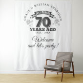 結婚70周年記念写真用背景 タペストリー (インサイチュ)