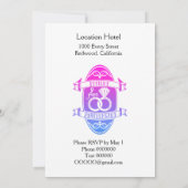 結婚9周年伝統的な陶芸のデザイン 招待状 (裏面)