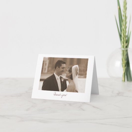 結婚(ありがとう!) サンキューカード (正面)