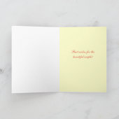 結婚「おめでとう！ カード (内部)