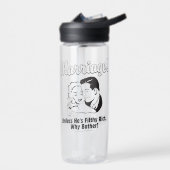 結婚：なぜ悩む ウォーターボトル (左面)