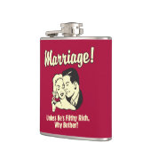 結婚：なぜ悩む フラスク (左)