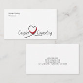 結婚、カップルカウンセリング、セラピー 名刺 (正面/裏面)