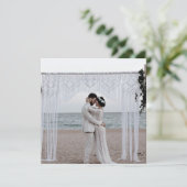 結婚 カップル ウェディング ラブ ファミリー ロマンチック 招待状 (スタンド正面)