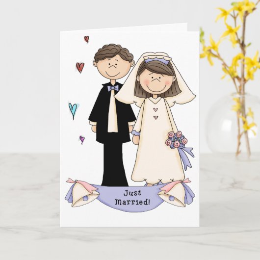 結婚 カード (黄色い花)