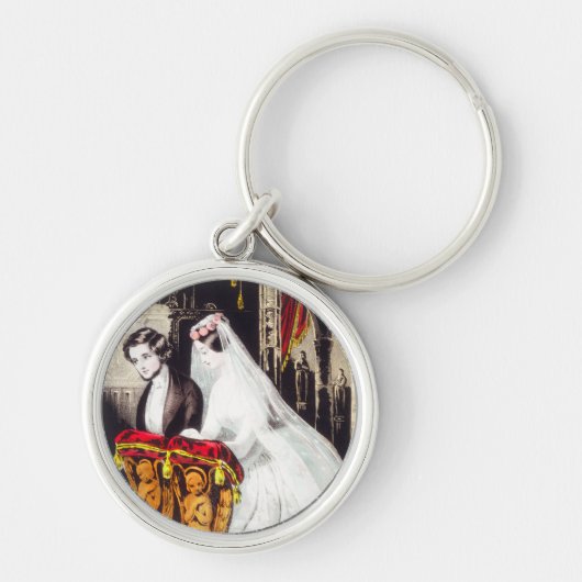 「結婚」キーチェーン キーホルダー (正面)