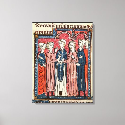 結婚，グレーティエンの命令から キャンバスプリント (正面)