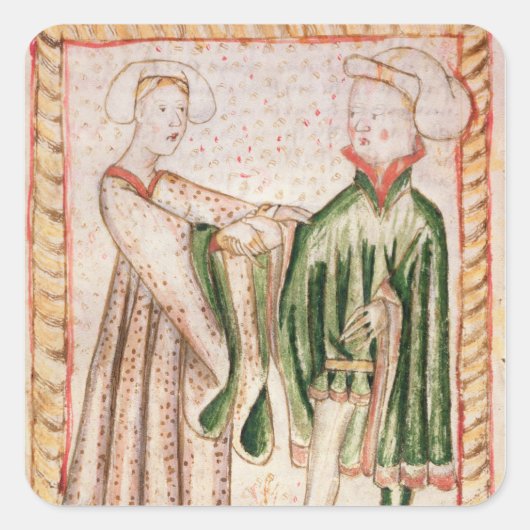 結婚 スクエアシール (正面)