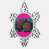 結婚 スノーフレークピューターオーナメント (右)