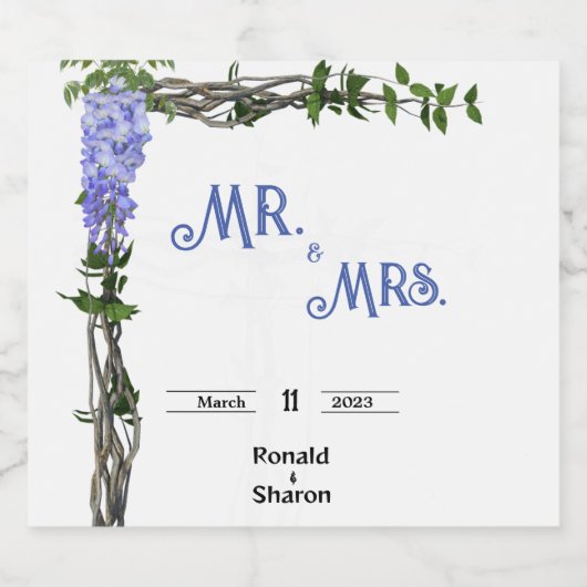 結婚 ビールラベル (シングルラベル)