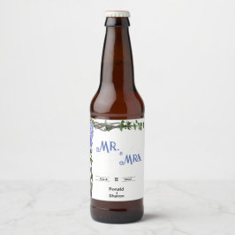 結婚 ビールラベル