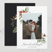 結婚＆ブライト　アローカントホリデー写真カード シーズンカード (正面/裏面)