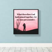 結婚 – プレミアムキャンバスプリント（光沢） キャンバスプリント (インサイチュ (ウッドフロア))