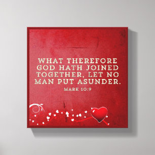 結婚 – プレミアムキャンバスプリント（光沢） キャンバスプリント