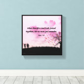 結婚 - プレミアムラッピングキャンバス（グロス） キャンバスプリント (インサイチュ (ウッドフロア))