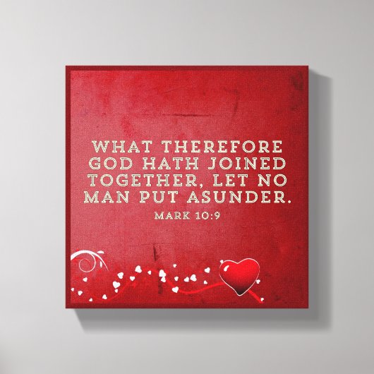 結婚 - プレミアムラッピングキャンバス（グロス） キャンバスプリント (正面)