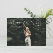 結婚＆メリークリスマスカード 招待状 (スタンド正面)