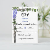 結婚 出欠カード (スタンド正面)