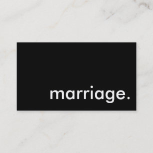 結婚。 名刺