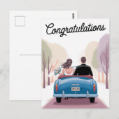 結婚 夫婦 ご結婚おめでとう 結婚祝い ポストカード (正面/裏面)