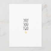 結婚/婚約カード ポストカード (正面)