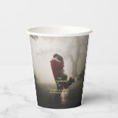 結婚 婚約 パーティー 写真追加 紙コップ (裏面)