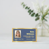 結婚・家族心理学者 名刺 (スタンド正面)