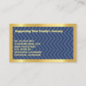 結婚・家族心理学者 名刺 (裏面)