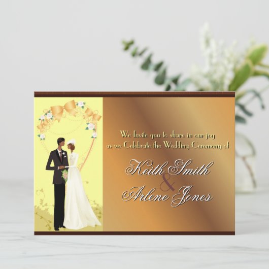 結婚 招待状 (スタンド正面)