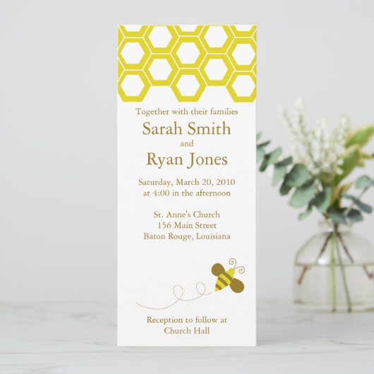 結婚 招待状 (スタンド正面)