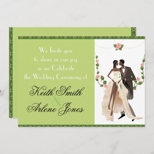 結婚 招待状 (正面/裏面)