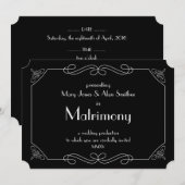 結婚 招待状 (正面/裏面)