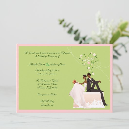 結婚 招待状 (スタンド正面)