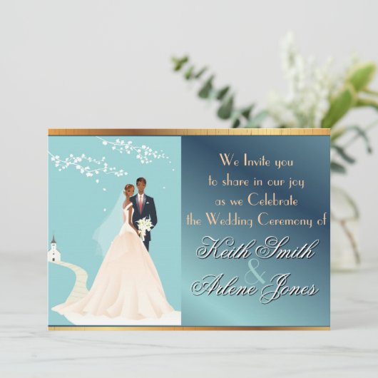 結婚 招待状 (スタンド正面)